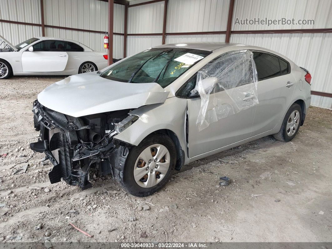 2016 Kia Forte Lx Silver vin: KNAFK4A68G5605103