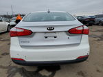 2016 Kia Forte Lx White vin: KNAFK4A68G5615713