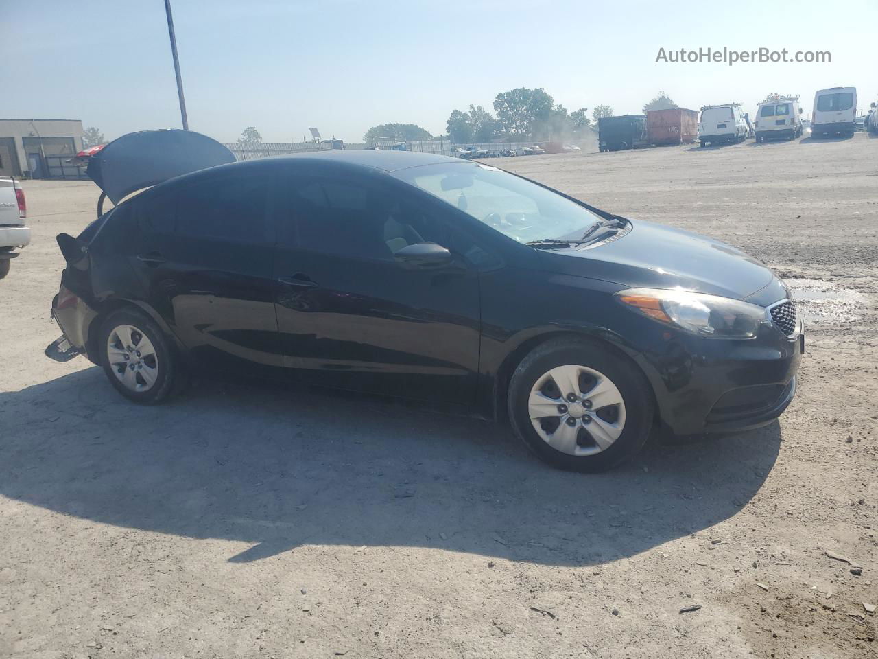 2016 Kia Forte Lx Black vin: KNAFK4A68G5616067