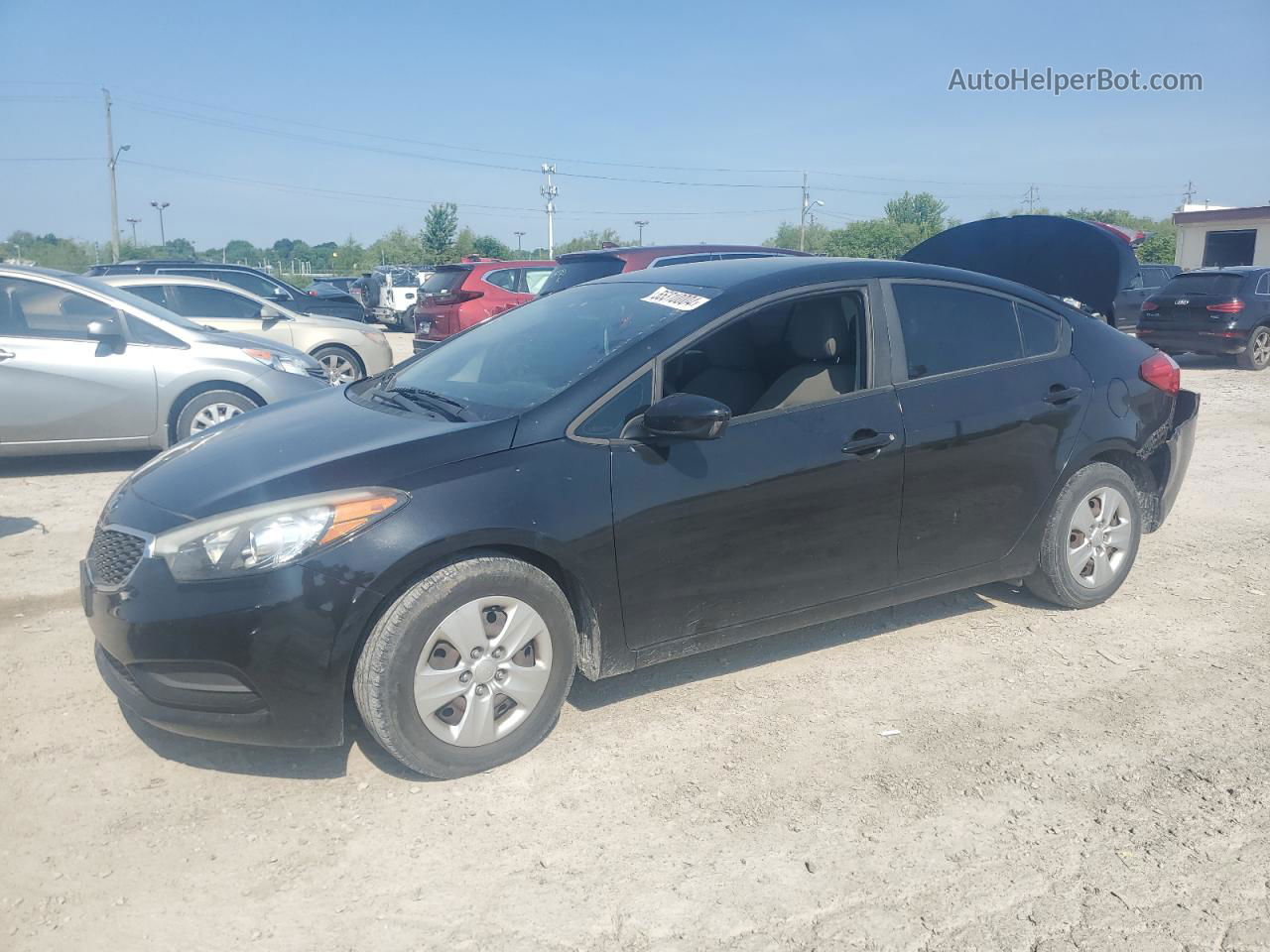 2016 Kia Forte Lx Black vin: KNAFK4A68G5616067