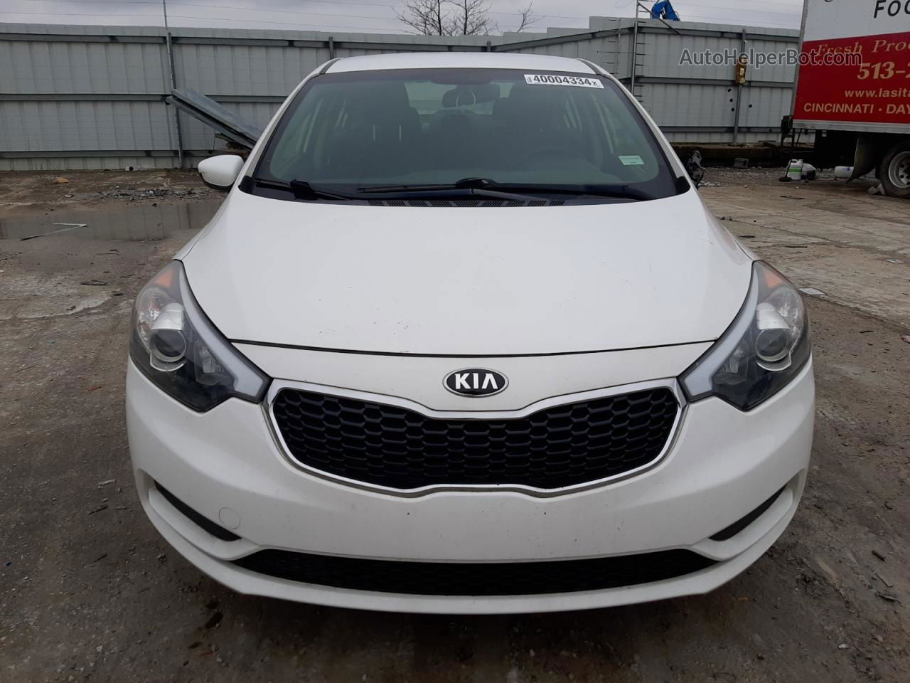 2016 Kia Forte Lx Белый vin: KNAFK4A69G5458662