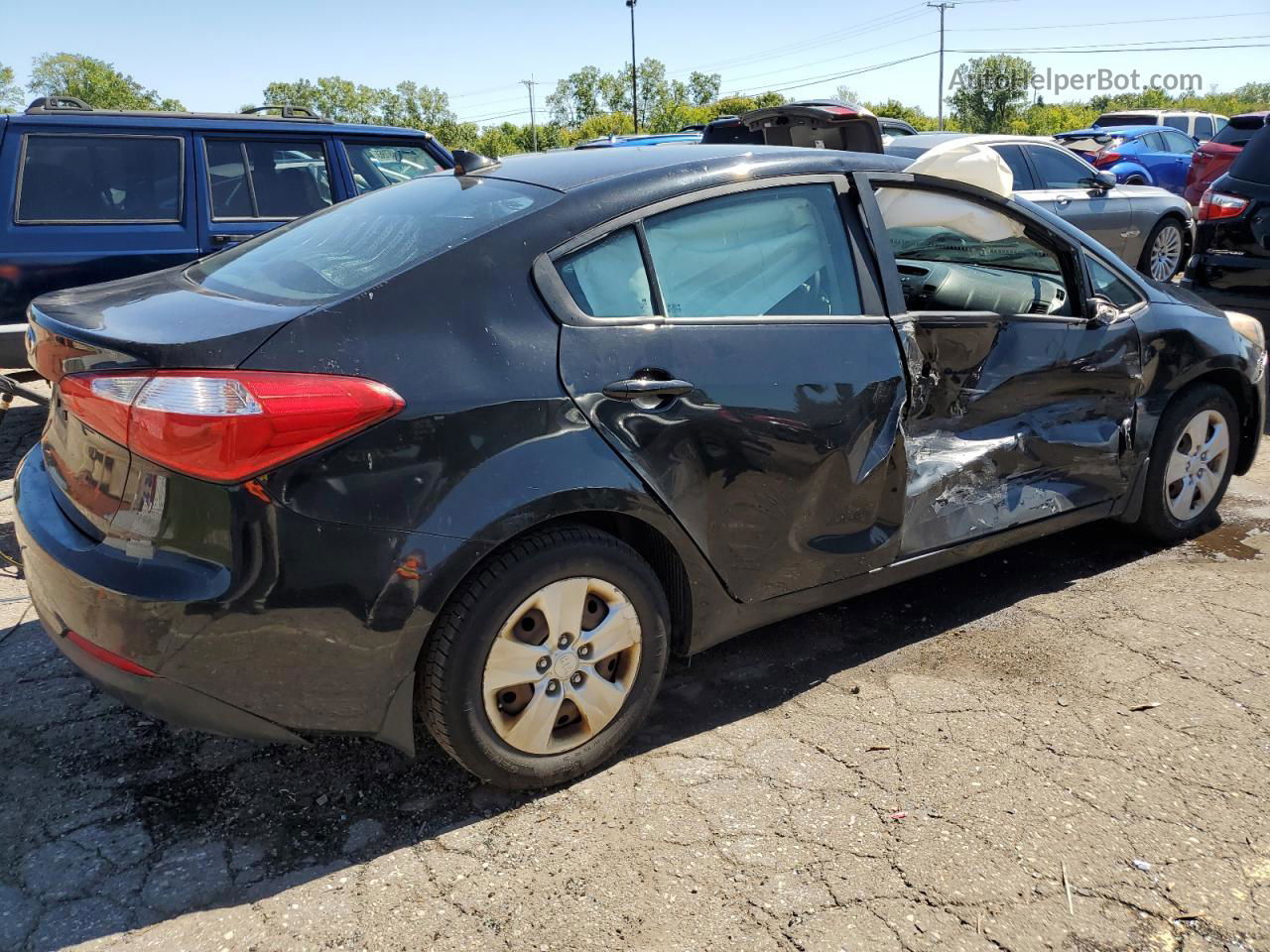 2016 Kia Forte Lx Black vin: KNAFK4A69G5464624