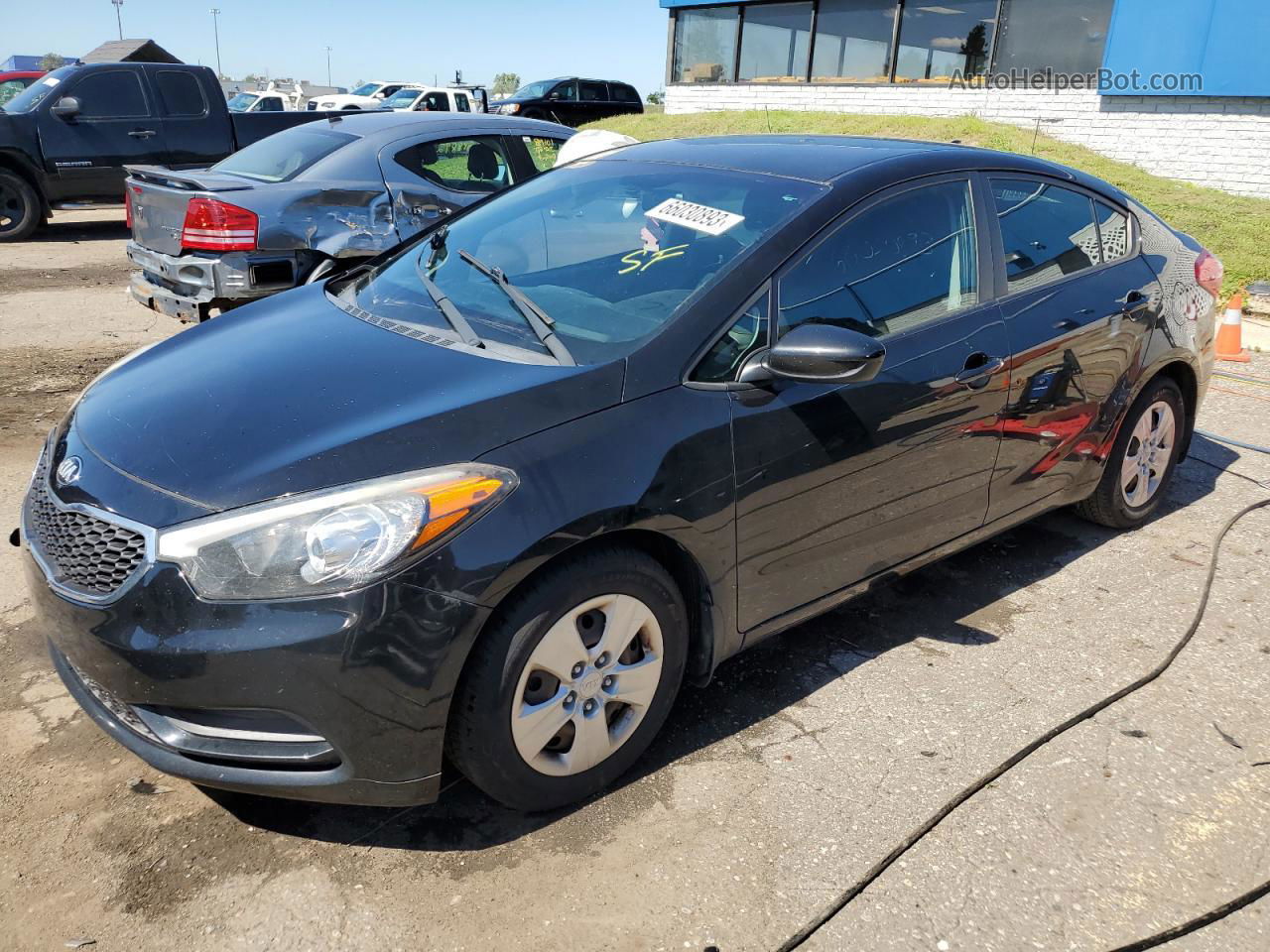 2016 Kia Forte Lx Black vin: KNAFK4A69G5464624