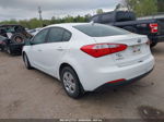 2016 Kia Forte Lx White vin: KNAFK4A69G5469404