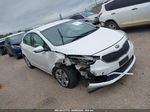 2016 Kia Forte Lx White vin: KNAFK4A69G5469404