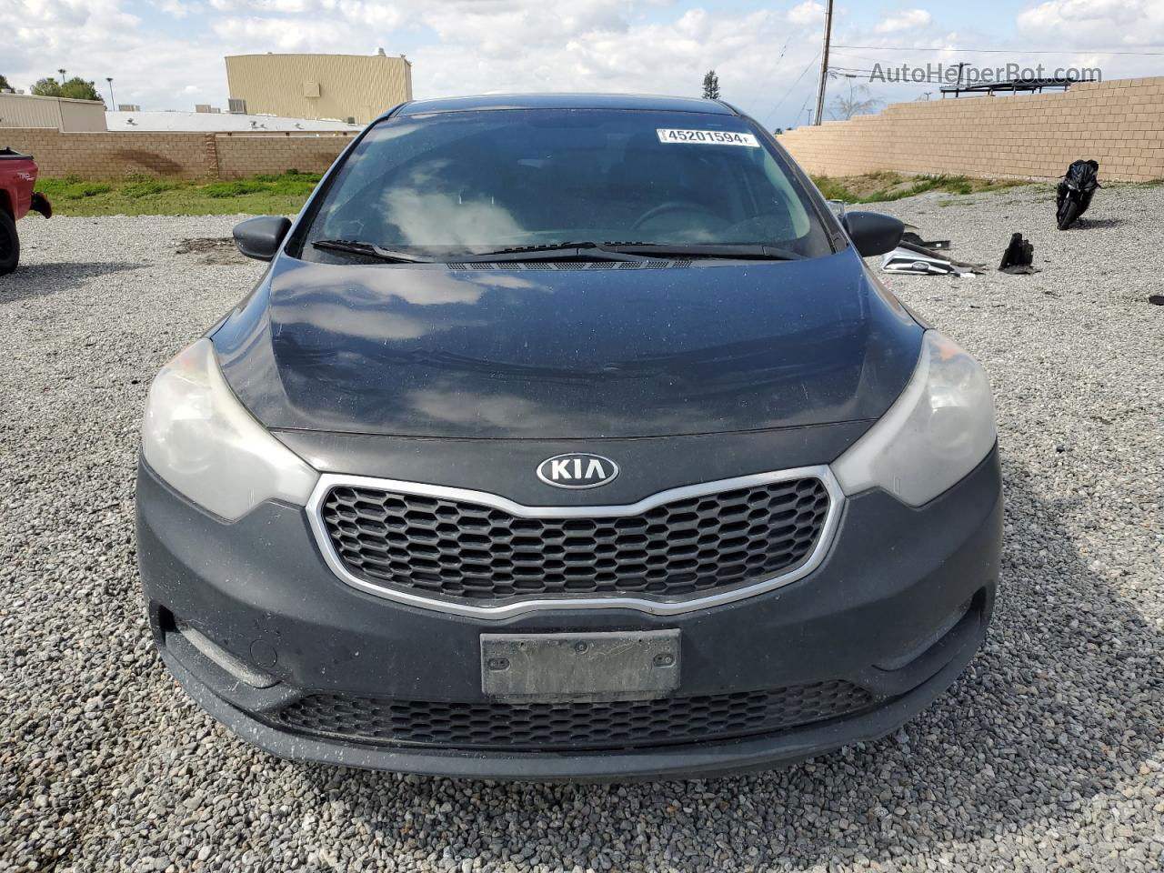 2016 Kia Forte Lx Black vin: KNAFK4A69G5483383