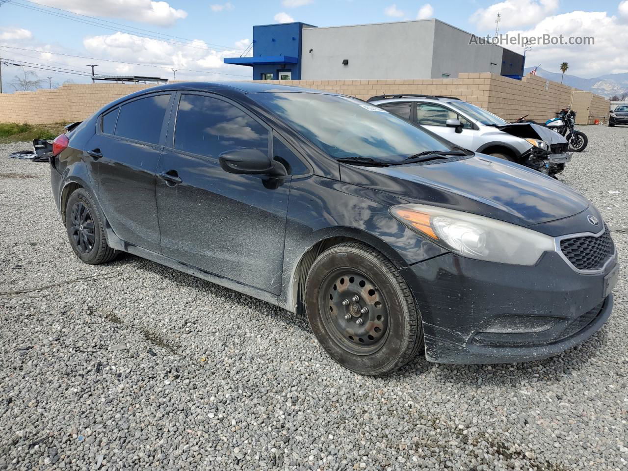 2016 Kia Forte Lx Black vin: KNAFK4A69G5483383