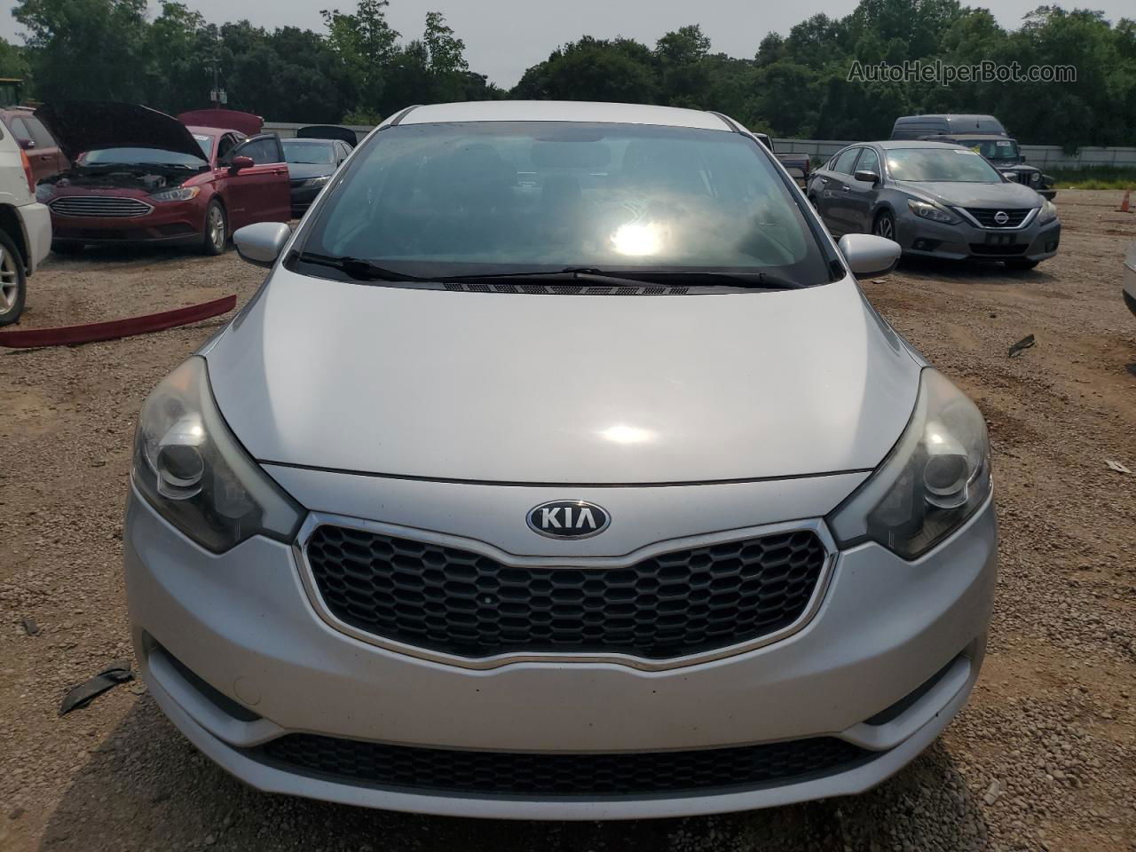 2016 Kia Forte Lx Silver vin: KNAFK4A69G5515815