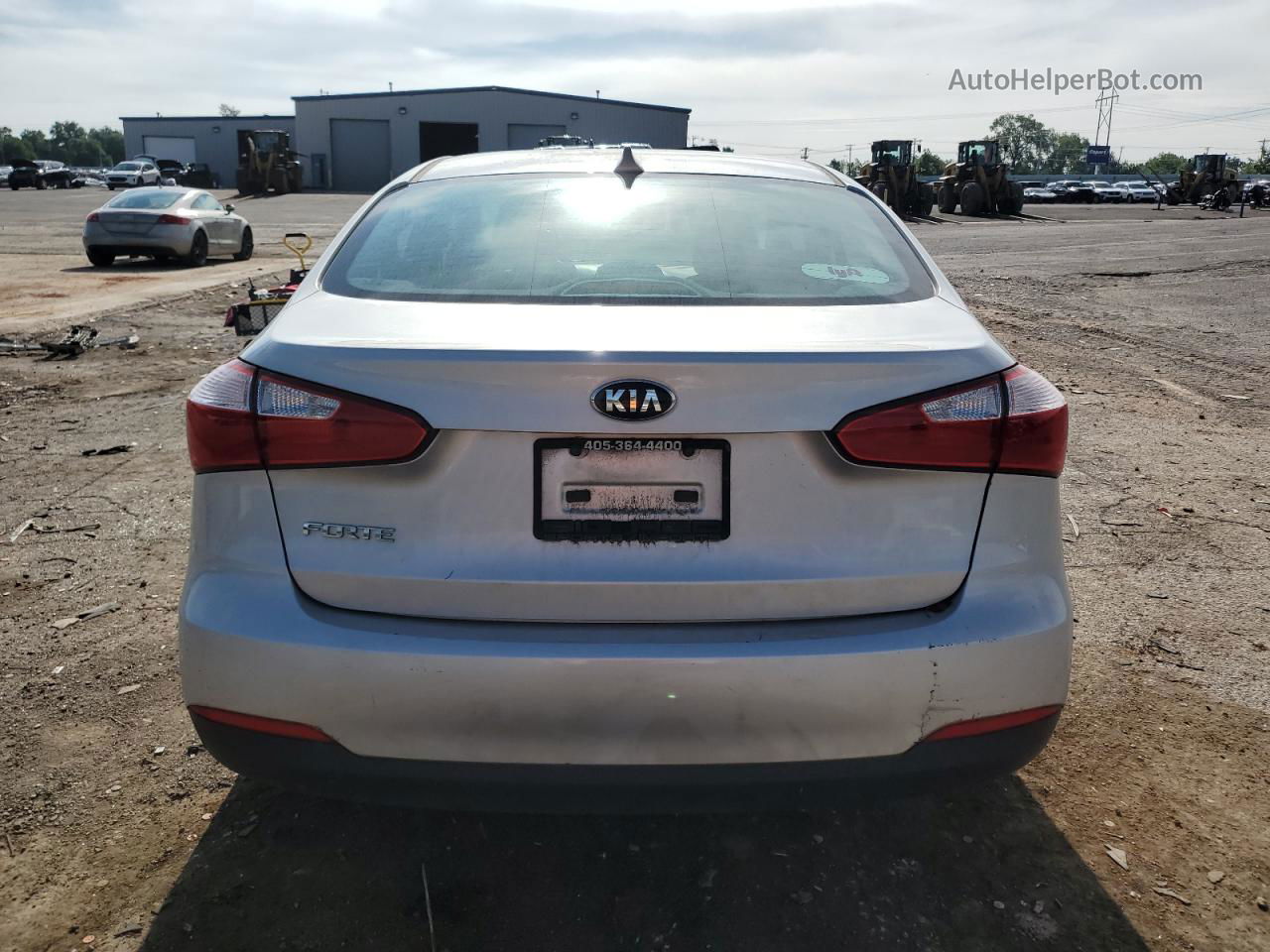 2016 Kia Forte Lx Silver vin: KNAFK4A69G5517984