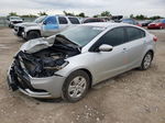 2016 Kia Forte Lx Silver vin: KNAFK4A69G5534185