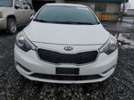 2016 Kia Forte Lx White vin: KNAFK4A69G5544196