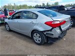 2016 Kia Forte Lx Серебряный vin: KNAFK4A69G5549382