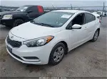 2016 Kia Forte Lx White vin: KNAFK4A69G5554484