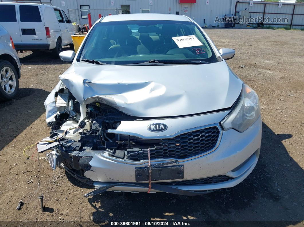 2016 Kia Forte Lx Silver vin: KNAFK4A69G5565193