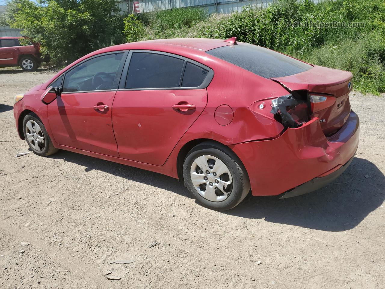 2016 Kia Forte Lx Red vin: KNAFK4A69G5567994