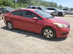 2016 Kia Forte Lx Red vin: KNAFK4A69G5567994