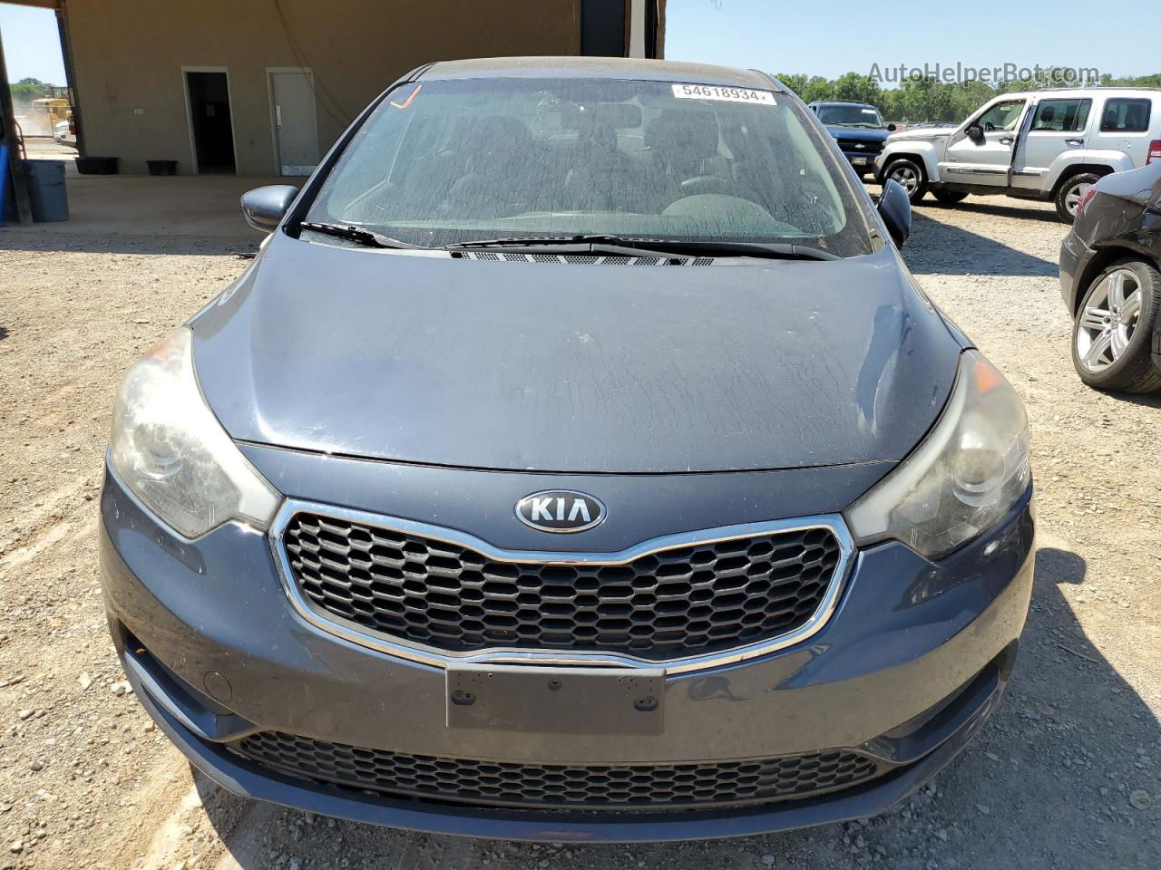 2016 Kia Forte Lx Gray vin: KNAFK4A69G5586870