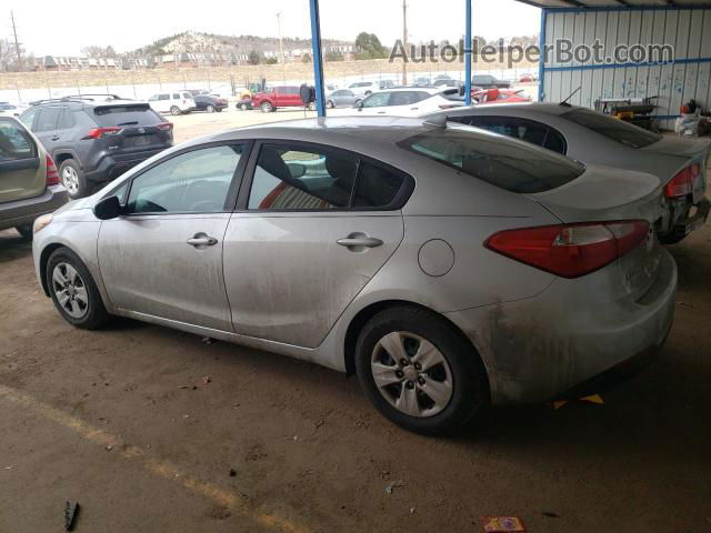 2016 Kia Forte Lx Silver vin: KNAFK4A69G5587503