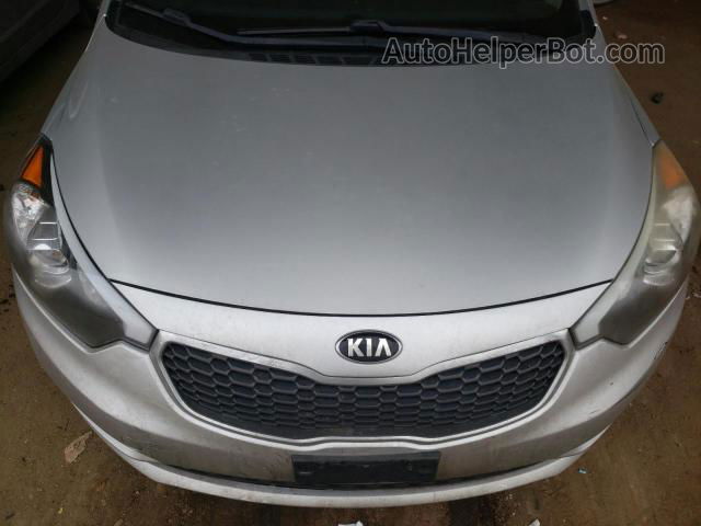 2016 Kia Forte Lx Silver vin: KNAFK4A69G5587503