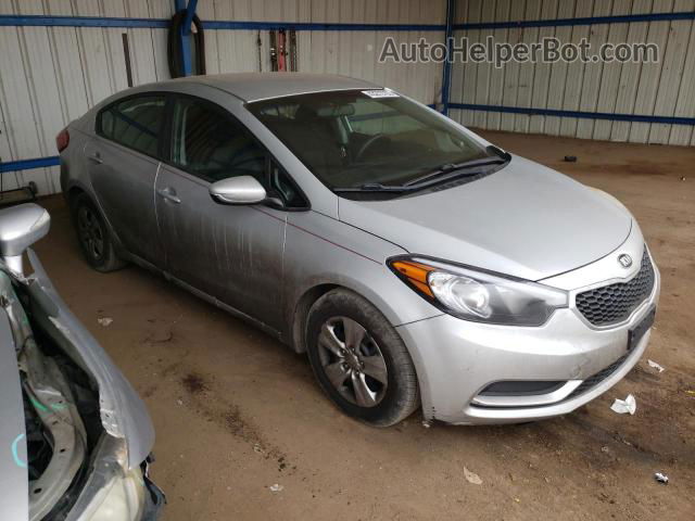 2016 Kia Forte Lx Silver vin: KNAFK4A69G5587503