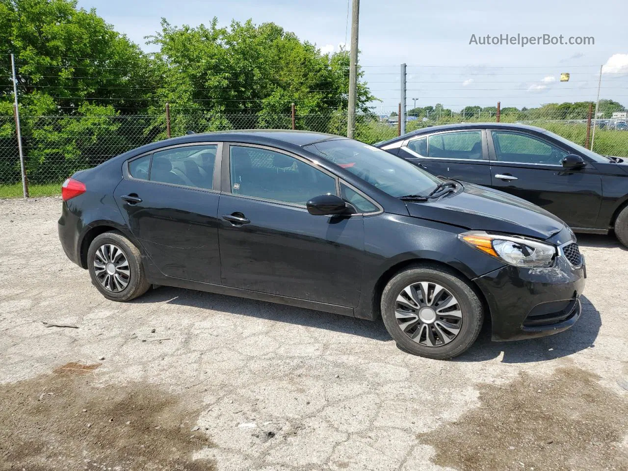 2016 Kia Forte Lx Black vin: KNAFK4A69G5598128