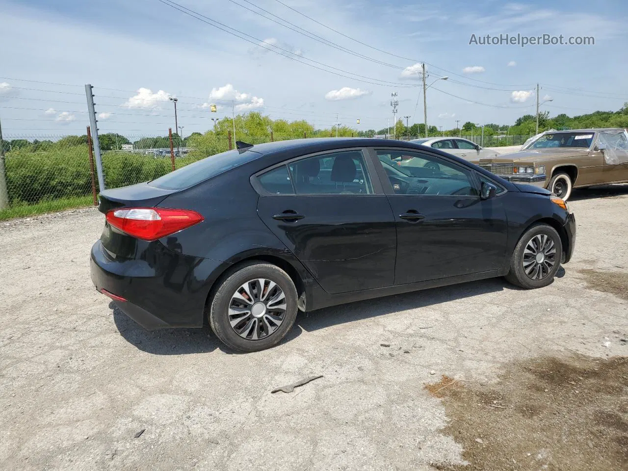 2016 Kia Forte Lx Black vin: KNAFK4A69G5598128