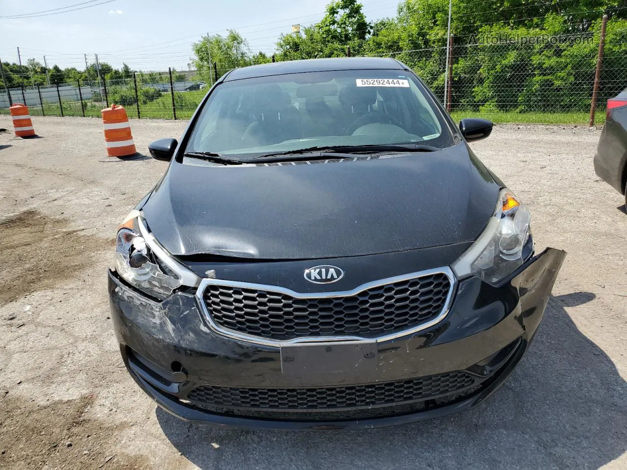 2016 Kia Forte Lx Black vin: KNAFK4A69G5598128