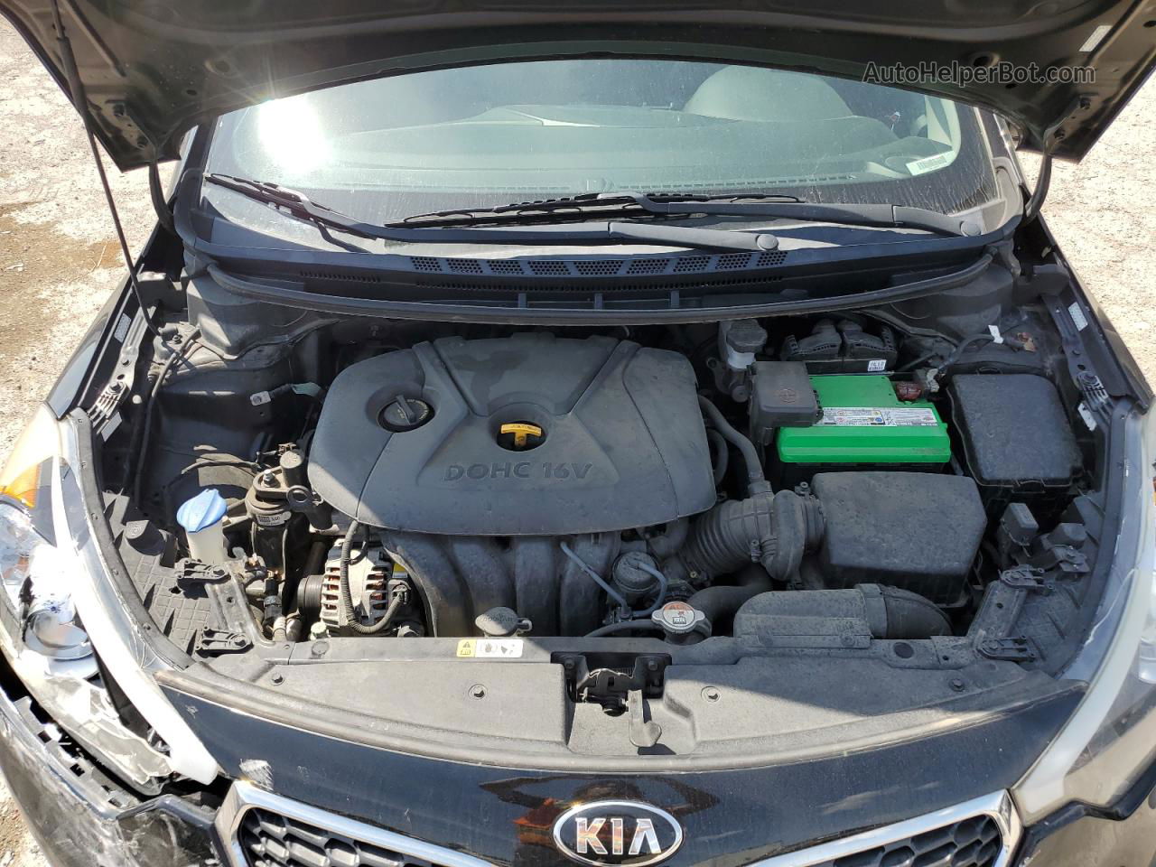 2016 Kia Forte Lx Черный vin: KNAFK4A69G5598128