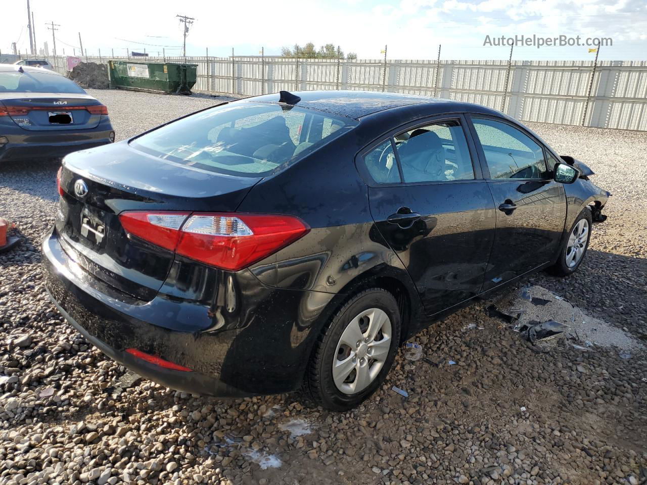 2016 Kia Forte Lx Black vin: KNAFK4A69G5618376