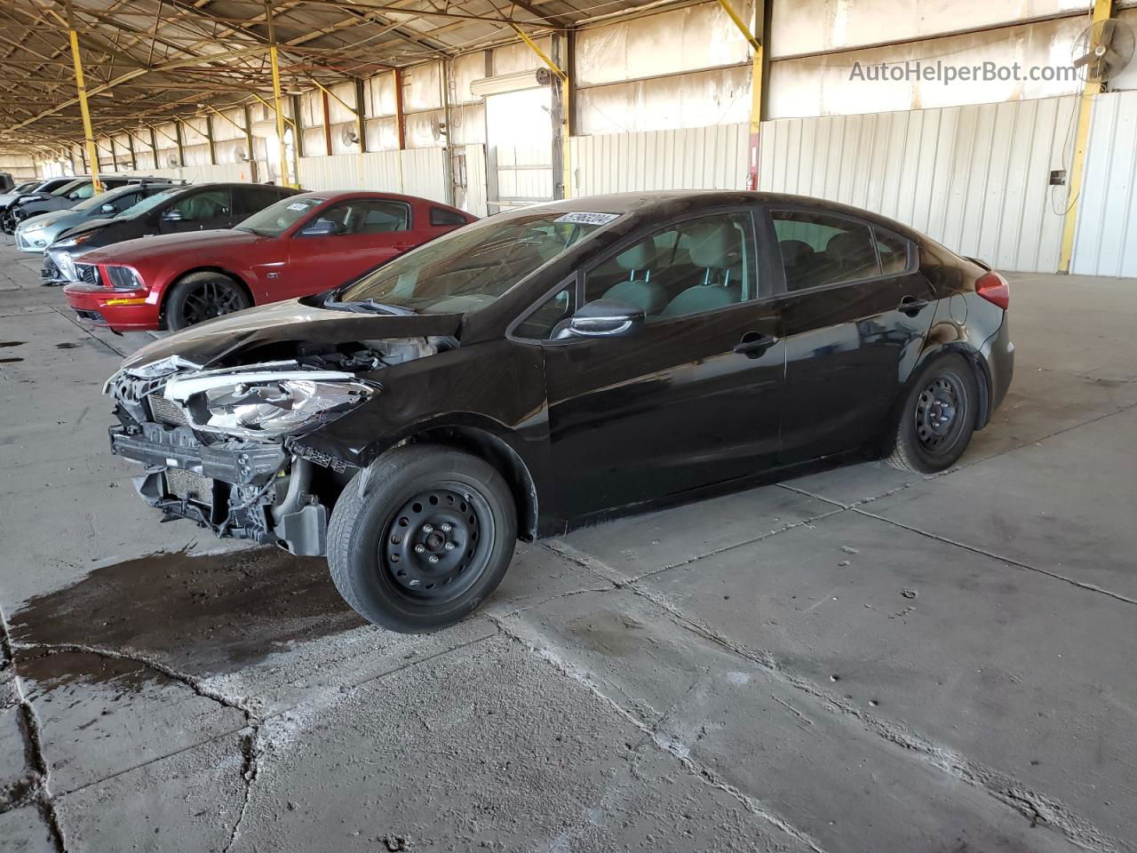 2016 Kia Forte Lx Black vin: KNAFK4A6XG5458931