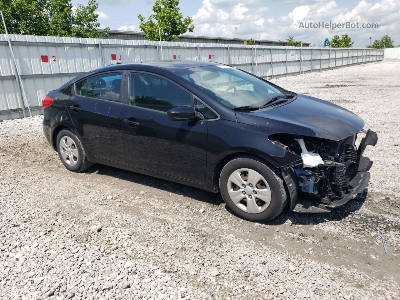 2016 Kia Forte Lx Black vin: KNAFK4A6XG5474708