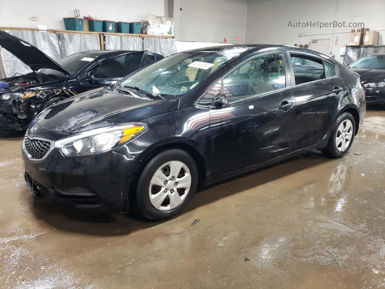 2016 Kia Forte Lx Black vin: KNAFK4A6XG5487409