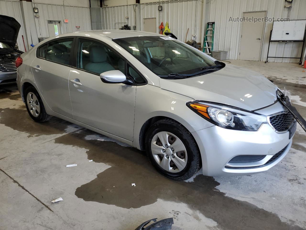 2016 Kia Forte Lx Silver vin: KNAFK4A6XG5539038