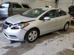 2016 Kia Forte Lx Silver vin: KNAFK4A6XG5539038