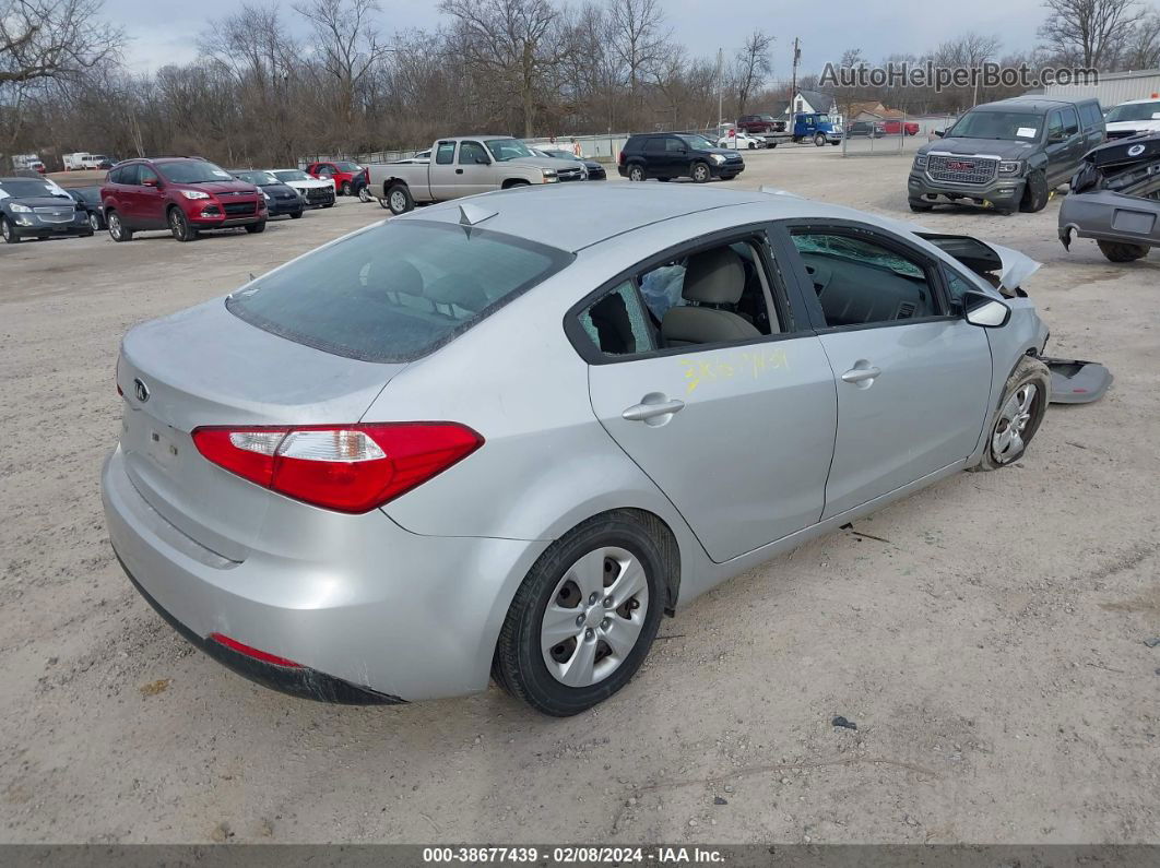 2016 Kia Forte Lx Silver vin: KNAFK4A6XG5542585