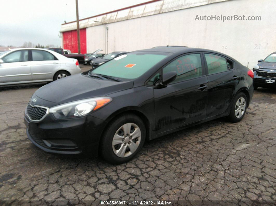 2016 Kia Forte Lx Black vin: KNAFK4A6XG5545146