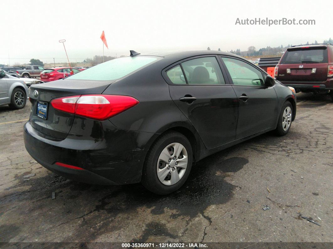 2016 Kia Forte Lx Black vin: KNAFK4A6XG5545146