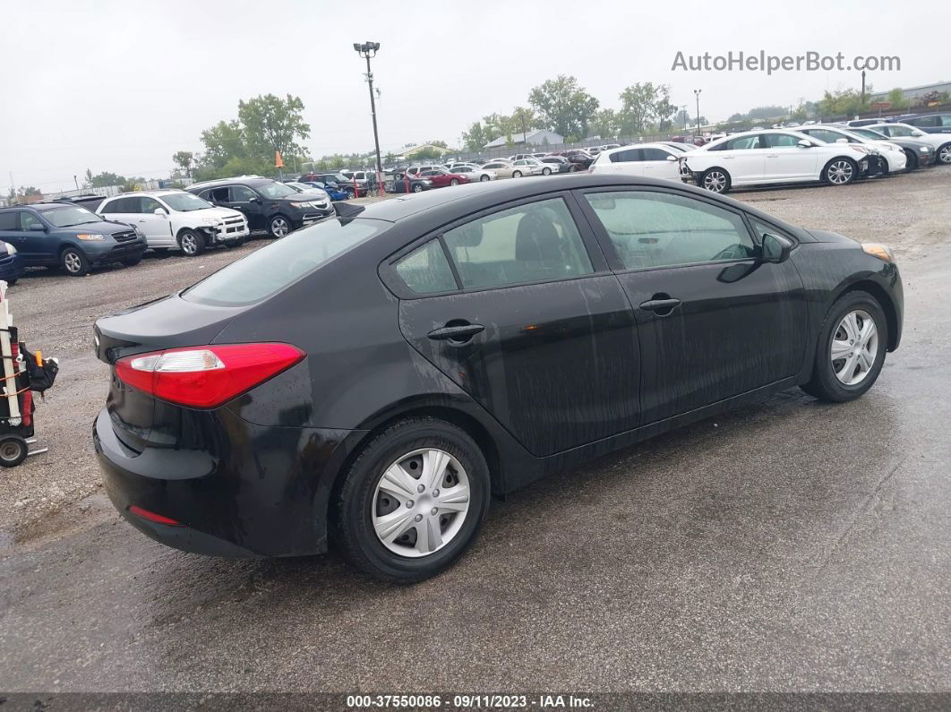 2016 Kia Forte Lx Black vin: KNAFK4A6XG5549987