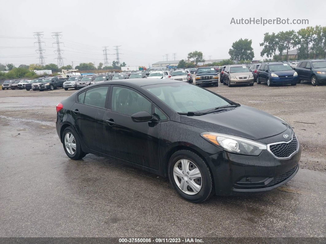 2016 Kia Forte Lx Black vin: KNAFK4A6XG5549987