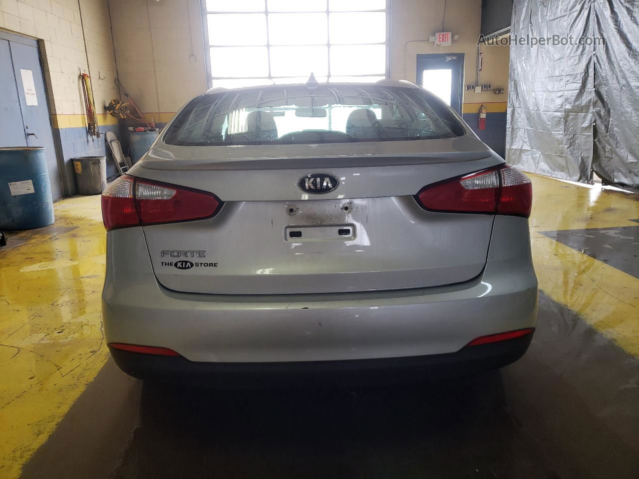 2016 Kia Forte Lx Silver vin: KNAFK4A6XG5561833