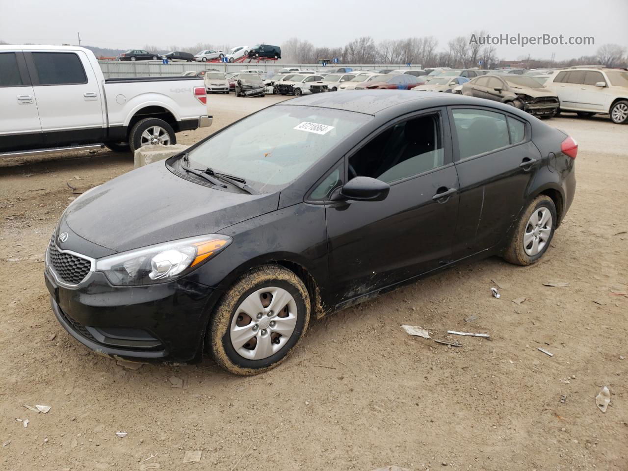 2016 Kia Forte Lx Black vin: KNAFK4A6XG5569107