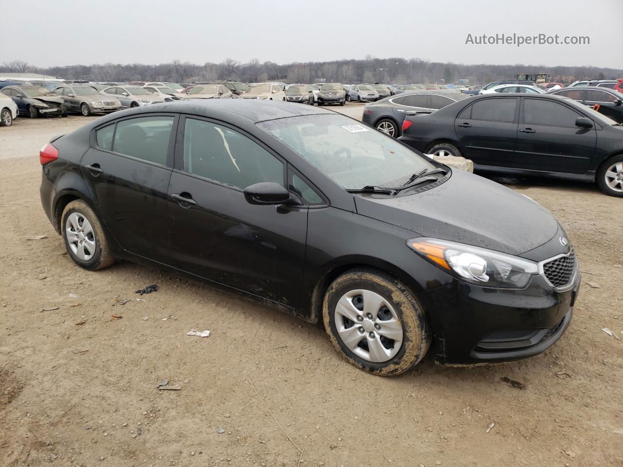 2016 Kia Forte Lx Black vin: KNAFK4A6XG5569107