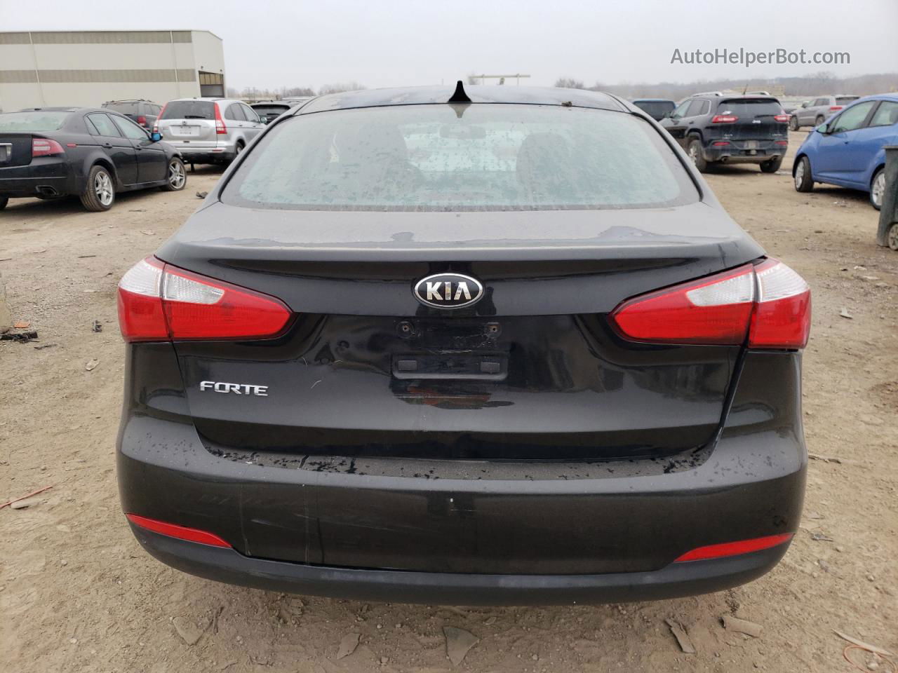 2016 Kia Forte Lx Black vin: KNAFK4A6XG5569107