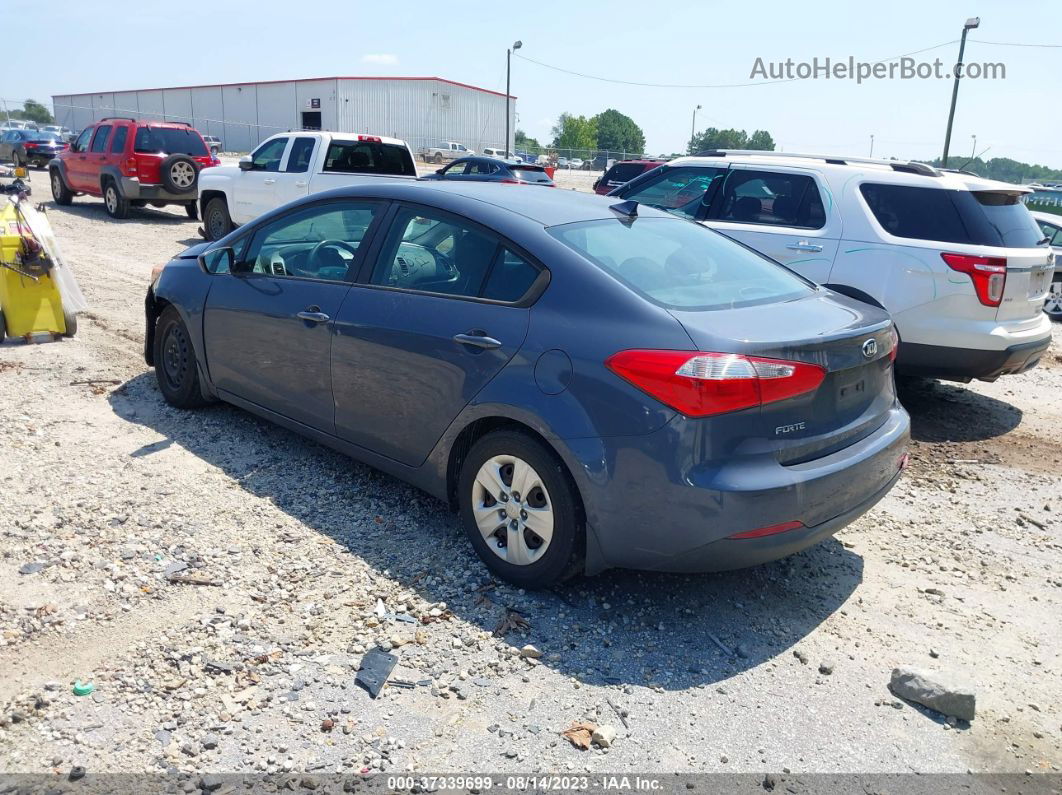 2016 Kia Forte Lx Gray vin: KNAFK4A6XG5570905