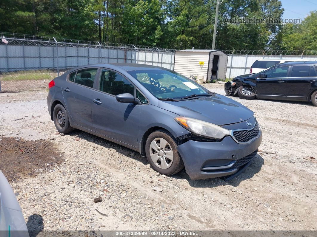 2016 Kia Forte Lx Gray vin: KNAFK4A6XG5570905