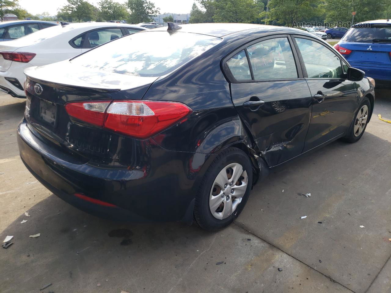 2016 Kia Forte Lx Black vin: KNAFK4A6XG5576770