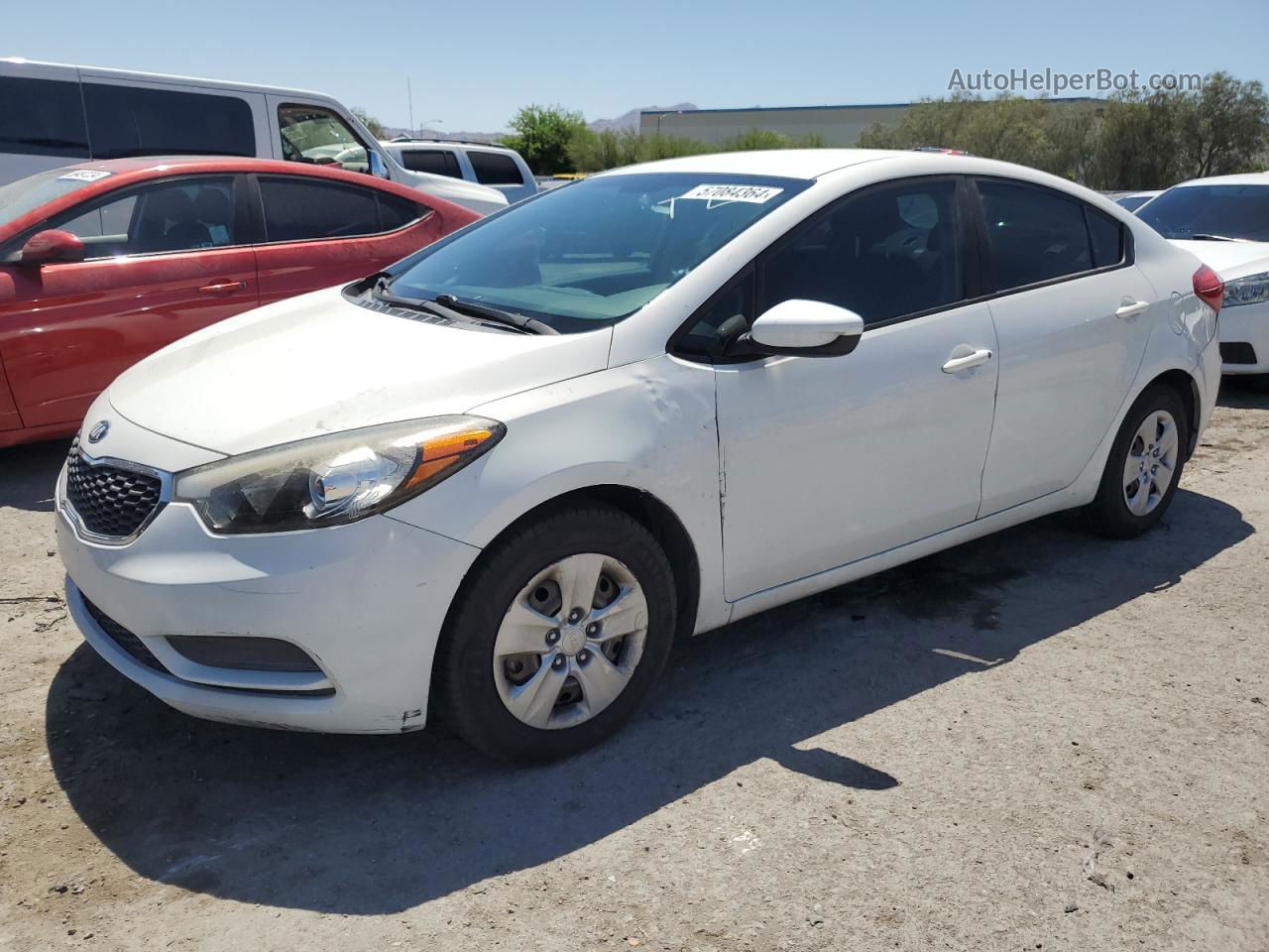 2016 Kia Forte Lx Белый vin: KNAFK4A6XG5591446