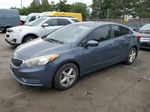 2016 Kia Forte Lx Gray vin: KNAFK4A6XG5606074