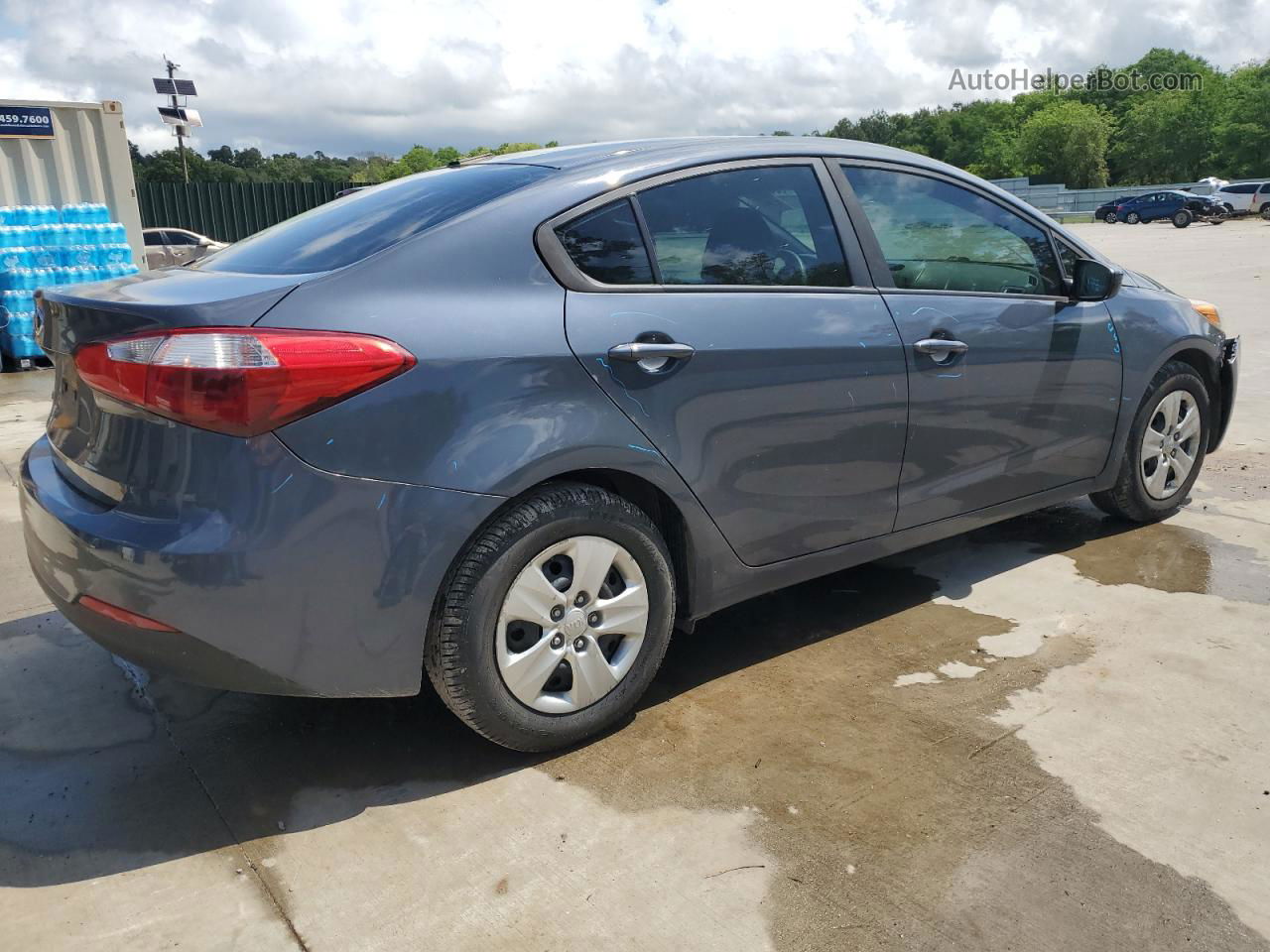 2016 Kia Forte Lx Blue vin: KNAFK4A6XG5611369