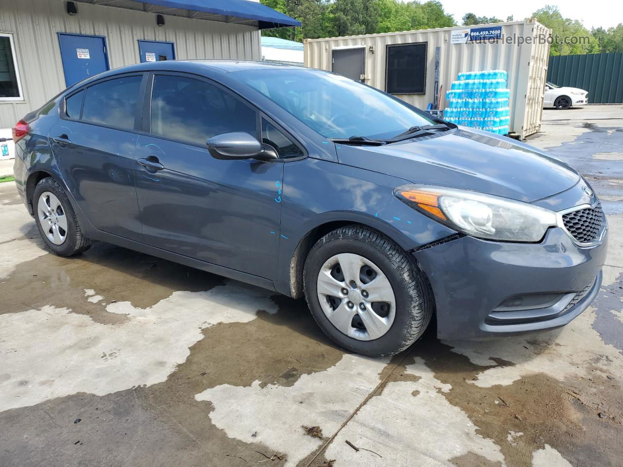 2016 Kia Forte Lx Blue vin: KNAFK4A6XG5611369